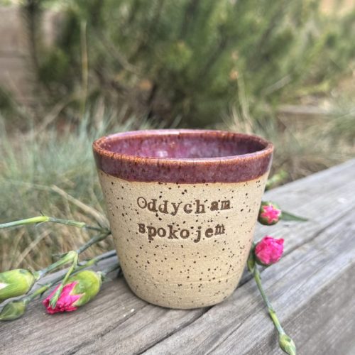 Kubek/czarka z intencją "Oddycham spokojem"