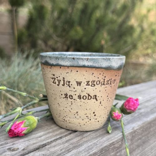 Kubek/czarka z intencją "Żyję w zgodzie ze sobą"