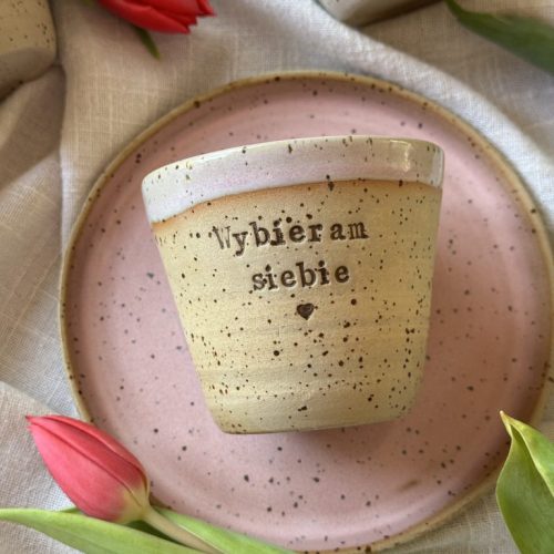 Kubek/czarka z intencją "Wybieram siebie"