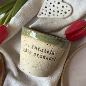 Kubek/czarka z intencją "Intuicja mnie prowadzi"