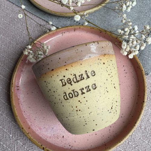 Kubek/czarka z intencją "Będzie dobrze"
